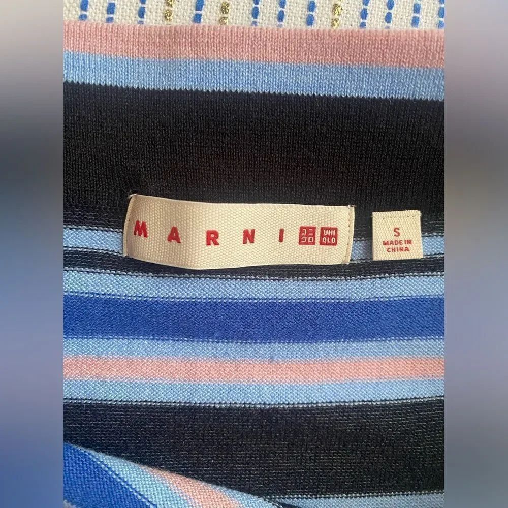 Marni Uniqlo multicolored skirt
in stripes size small - Picture 5 of 11